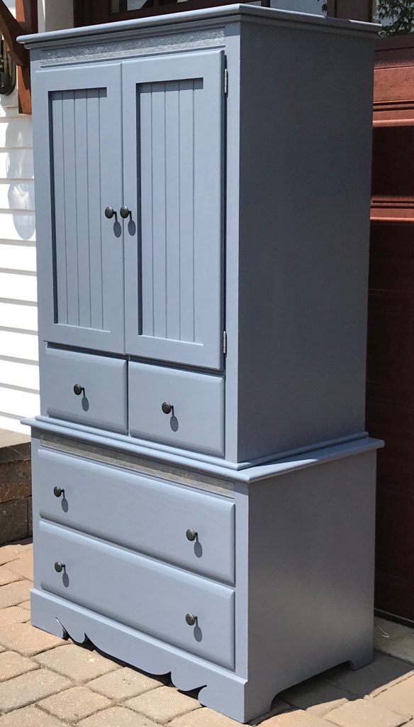 painted furniture, armoire, Amy's Upcycles