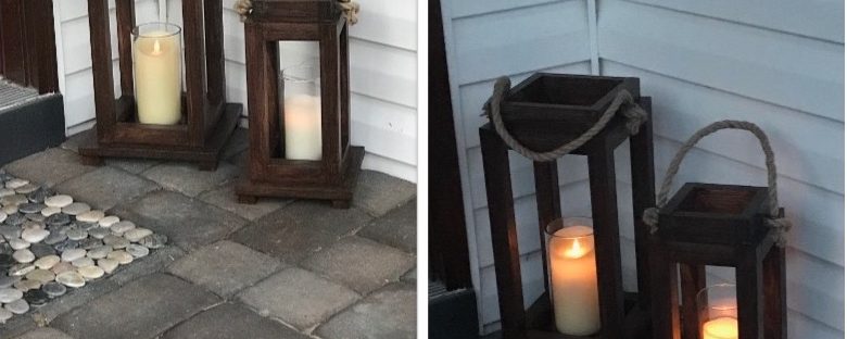 scrap wood projects, lanterns, upcycle