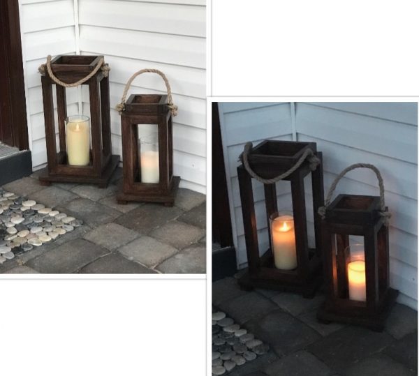 scrap wood projects, lanterns, upcycle, amysupcycles, painted furniture, custom build