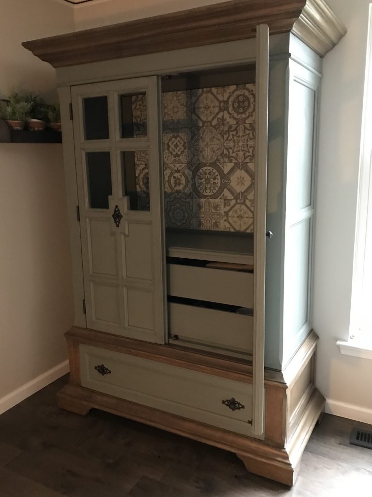 armoire makeover, amy's upcycles, Pottstown PA, painted furniture