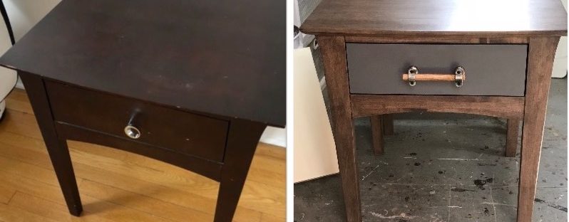 amy's upcycles, painted furniture, furniture, makeover, before and after, nightstands