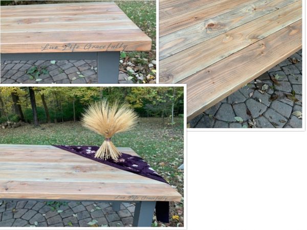 custom built dining table, painted furniture, personalize, Pottstown PA